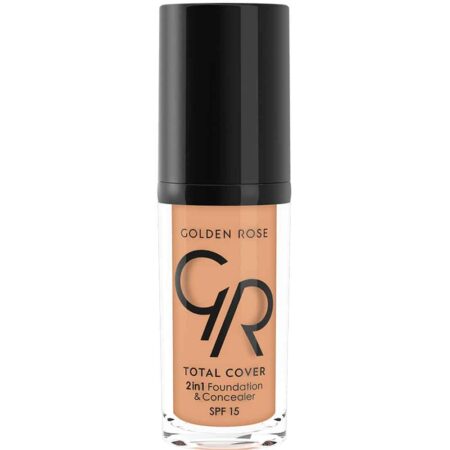GOLDEN ROSE TOTAL COVER 2IN1 FOUNDATION&CONCEALER - GR 08