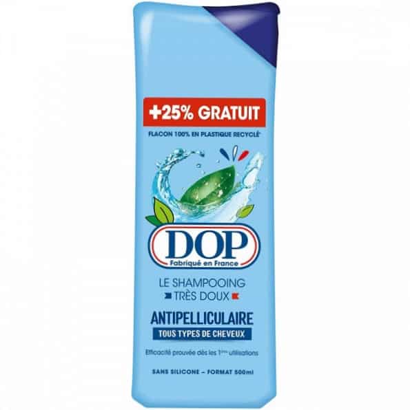 « Shampoing Trés Doux Antipelliculaire 500ML 25% Gratuit – Dop, Optimisé pour les Cheveux Secs et Abîmés »