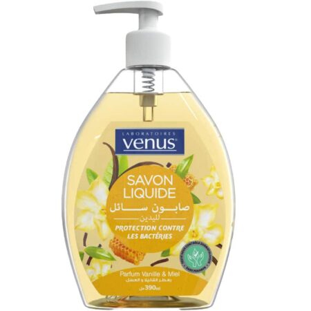 Savon liquide Vanille & Mielle 390ml